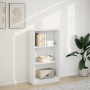 Estantería de madera de ingeniería blanca 60x24x109 cm by , Bookcases and shelves - Ref: Foro24-857803, Price: 42,96 €, Disco...