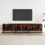 Mueble para TV madera de ingeniería roble ahumado 180x35x41 cm von , TV-Möbel - Ref: Foro24-3300787, Preis: 106,93 €, Rabatt: %