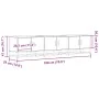 Mueble para TV madera de ingeniería roble ahumado 180x35x41 cm von , TV-Möbel - Ref: Foro24-3300787, Preis: 105,83 €, Rabatt: %
