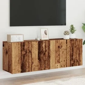 Muebles para TV de pared 2 uds madera envejecida 60x30x41 cm von , TV-Möbel - Ref: Foro24-857663, Preis: 72,24 €, Rabatt: %