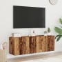 Muebles para TV de pared 2 uds madera envejecida 60x30x41 cm von , TV-Möbel - Ref: Foro24-857663, Preis: 73,30 €, Rabatt: %