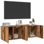 Muebles para TV de pared 2 uds madera envejecida 60x30x41 cm von , TV-Möbel - Ref: Foro24-857663, Preis: 73,30 €, Rabatt: %
