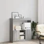 Aparador de madera de ingeniería gris Sonoma 92x33x100 cm von , Bücherregale und Regale - Ref: Foro24-855129, Preis: 70,53 €,...