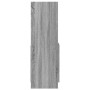 Aparador de madera de ingeniería gris Sonoma 92x33x100 cm de , Librerías y estanterías - Ref: Foro24-855129, Precio: 71,41 €,...