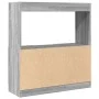 Aparador de madera de ingeniería gris Sonoma 92x33x100 cm von , Bücherregale und Regale - Ref: Foro24-855129, Preis: 70,53 €,...