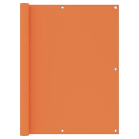 Toldo para balcón de tela oxford naranja 120x500 cm