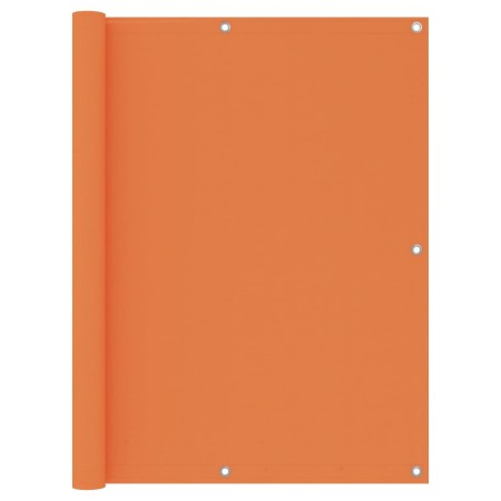 Toldo para balcón de tela oxford naranja 120x500 cm