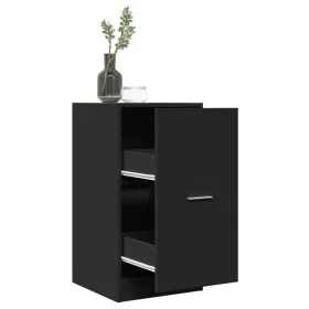 Engineered wood black medicine cabinet 40x41x77.5 cm by , Lockers and storage cabinets - Ref: Foro24-855188, Price: 79,79 €, ...