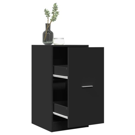 Medizinschrank aus schwarzem Ingenieurholz 40x41x77,5 cm von , Schließfächer und Lagerschränke - Ref: Foro24-855188, Preis: 8...