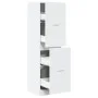Engineered wood white medicine cabinet 40x41x144.5 cm by , Lockers and storage cabinets - Ref: Foro24-3309636, Price: 127,45 ...