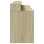 Escritorio con LED madera ingeniería roble Sonoma 200x55x91 cm by , Desks - Ref: Foro24-3309440, Price: 180,58 €, Discount: %