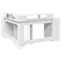 Escritorio con luz LED madera ingeniería blanco 152x152x91 cm by , Desks - Ref: Foro24-3309456, Price: 167,54 €, Discount: %