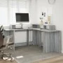 Escritorio con LED madera ingeniería gris sonoma 152x152x91 cm by , Desks - Ref: Foro24-3309461, Price: 167,55 €, Discount: %