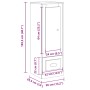 Ingenieurholz-Sideboard Eiche Artisian 36x35,5x103,5 cm von , Sideboards - Ref: Foro24-857146, Preis: 66,33 €, Rabatt: %