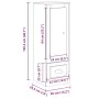 Ingenieurholz-Sideboard Eiche Artisian 36x35,5x103,5 cm von , Sideboards - Ref: Foro24-857146, Preis: 65,32 €, Rabatt: %