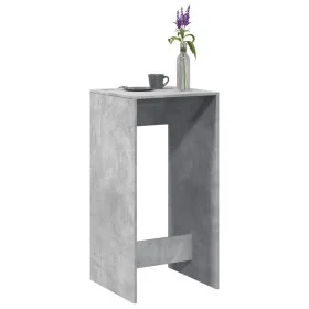 Mesa alta de bar madera ingeniería gris hormigón 51x50x103,5 cm by , Kitchen and dining tables - Ref: Foro24-854421, Price: 6...