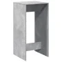 Mesa alta de bar madera ingeniería gris hormigón 51x50x103,5 cm by , Kitchen and dining tables - Ref: Foro24-854421, Price: 6...