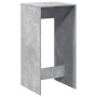 Mesa alta de bar madera ingeniería gris hormigón 51x50x103,5 cm by , Kitchen and dining tables - Ref: Foro24-854421, Price: 6...