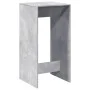 Mesa alta de bar madera ingeniería gris hormigón 51x50x103,5 cm by , Kitchen and dining tables - Ref: Foro24-854421, Price: 6...