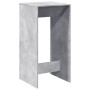 Mesa alta de bar madera ingeniería gris hormigón 51x50x103,5 cm by , Kitchen and dining tables - Ref: Foro24-854421, Price: 6...