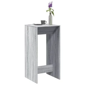 Mesa alta de bar madera ingeniería gris Sonoma 51x50x103,5 cm by , Kitchen and dining tables - Ref: Foro24-854423, Price: 61,...