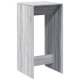Hoher Barhockertisch aus grauem Sonoma-Ingenieurholz, 51x50x103,5 cm. von , Küchen- und Esstische - Ref: Foro24-854423, Preis...