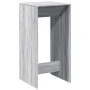 Hoher Barhockertisch aus grauem Sonoma-Ingenieurholz, 51x50x103,5 cm. von , Küchen- und Esstische - Ref: Foro24-854423, Preis...