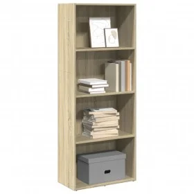 Estantería de madera de ingeniería roble Sonoma 60x30x152 cm by , Bookcases and shelves - Ref: Foro24-857910, Price: 67,29 €,...