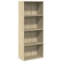 Estantería de madera de ingeniería roble Sonoma 60x30x152 cm by , Bookcases and shelves - Ref: Foro24-857910, Price: 68,01 €,...