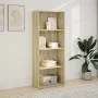 Estantería de madera de ingeniería roble Sonoma 60x30x152 cm by , Bookcases and shelves - Ref: Foro24-857910, Price: 68,24 €,...