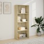 Estantería de madera de ingeniería roble Sonoma 60x30x152 cm by , Bookcases and shelves - Ref: Foro24-857910, Price: 68,01 €,...