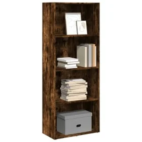 Rauchige Eichen-Ingenieurholzregal 60x30x152 cm von , Bücherregale und Regale - Ref: Foro24-857912, Preis: 61,41 €, Rabatt: %