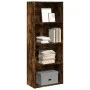 Estantería madera de ingeniería roble ahumado 60x30x152 cm de , Librerías y estanterías - Ref: Foro24-857912, Precio: 61,41 €...
