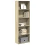Estantería de madera de ingeniería roble Sonoma 60x30x189 cm de , Librerías y estanterías - Ref: Foro24-857919, Precio: 83,27...