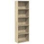 Estantería de madera de ingeniería roble Sonoma 60x30x189 cm by , Bookcases and shelves - Ref: Foro24-857919, Price: 82,75 €,...