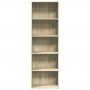 Regal aus Sonoma-Eichenfurnier, 60x30x189 cm. von , Bücherregale und Regale - Ref: Foro24-857919, Preis: 82,75 €, Rabatt: %