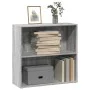 Estantería de madera de ingeniería gris Sonoma 80x30x77 cm by , Bookcases and shelves - Ref: Foro24-857927, Price: 41,20 €, D...