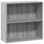Estantería de madera de ingeniería gris Sonoma 80x30x77 cm by , Bookcases and shelves - Ref: Foro24-857927, Price: 41,20 €, D...