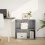 Estantería de madera de ingeniería gris Sonoma 80x30x77 cm by , Bookcases and shelves - Ref: Foro24-857927, Price: 41,20 €, D...