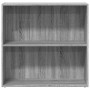 Estantería de madera de ingeniería gris Sonoma 80x30x77 cm by , Bookcases and shelves - Ref: Foro24-857927, Price: 41,72 €, D...