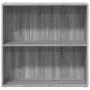 Ingenieurholzregal in Sonoma-Grau 80x30x77 cm von , Bücherregale und Regale - Ref: Foro24-857927, Preis: 41,20 €, Rabatt: %