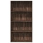 Estantería madera de ingeniería marrón roble 80x30x152 cm by , Bookcases and shelves - Ref: Foro24-857946, Price: 70,58 €, Di...