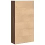 Estantería madera de ingeniería marrón roble 80x30x152 cm de , Librerías y estanterías - Ref: Foro24-857946, Precio: 69,66 €,...