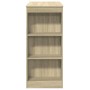 Hoher Bartisch mit Eichenholzregalen Sonoma 95x47x103,5 cm von , Küchen- und Esstische - Ref: Foro24-854384, Preis: 86,49 €, ...