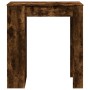 Hoher Bartisch mit rauchiger Eiche und Regalen, 95x47x103,5 cm. von , Küchen- und Esstische - Ref: Foro24-854386, Preis: 83,6...