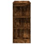 Hoher Bartisch mit rauchiger Eiche und Regalen, 95x47x103,5 cm. von , Küchen- und Esstische - Ref: Foro24-854386, Preis: 83,6...