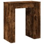 Hoher Bartisch mit rauchiger Eiche und Regalen, 95x47x103,5 cm. von , Küchen- und Esstische - Ref: Foro24-854386, Preis: 83,6...