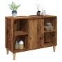 Badmöbel aus gealtertem Ingenieurholz 80x33x60 cm von , Badezimmerwaschtische - Ref: Foro24-857133, Preis: 60,51 €, Rabatt: %