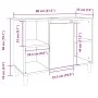 Mueble de baño madera de ingeniería envejecida 80x33x60 cm by , bathroom vanities - Ref: Foro24-857133, Price: 59,30 €, Disco...