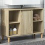 Badezimmerschrank aus Sonoma-Eichen-Ingenieurholz 80x33x60 cm. von , Badezimmerwaschtische - Ref: Foro24-857131, Preis: 58,49...